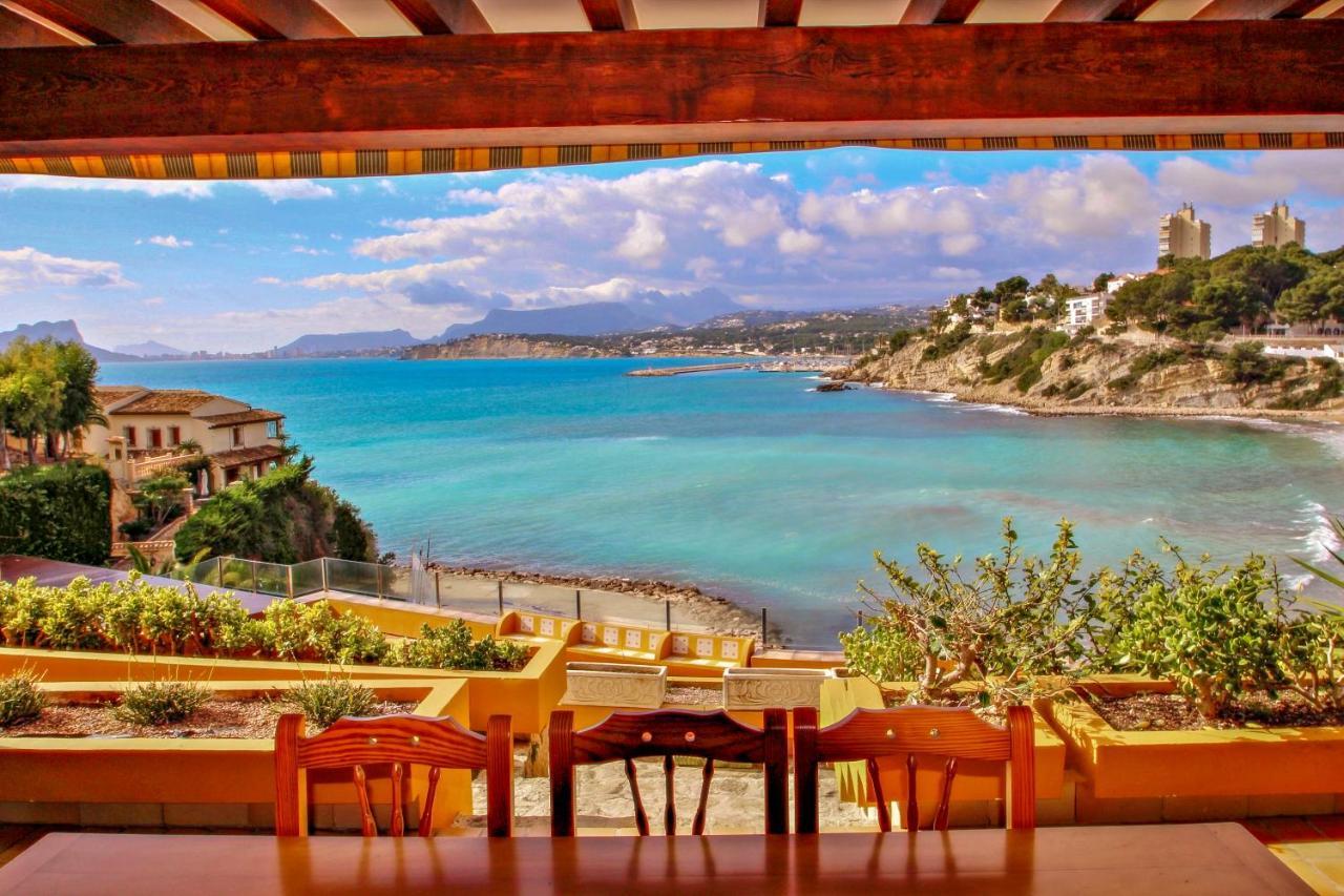 El Portet - Beachfront Holiday Home With Private Pool In Moraira Exterior foto